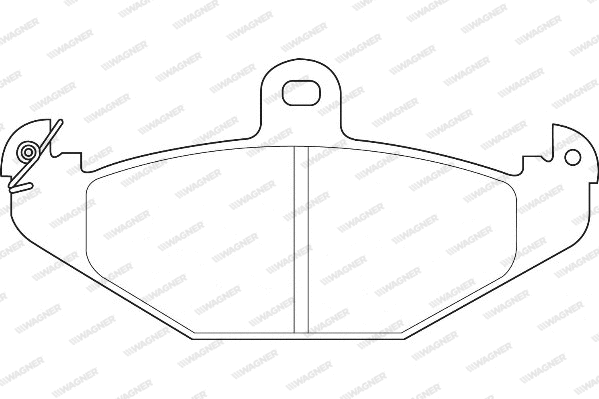 Brake Pad Set, disc brake (WBP20410A)