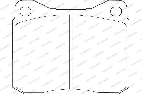 Brake Pad Set, disc brake (WBP20280A)