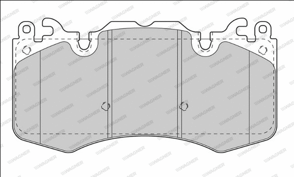 Brake Pad Set, disc brake (WBP24659A)