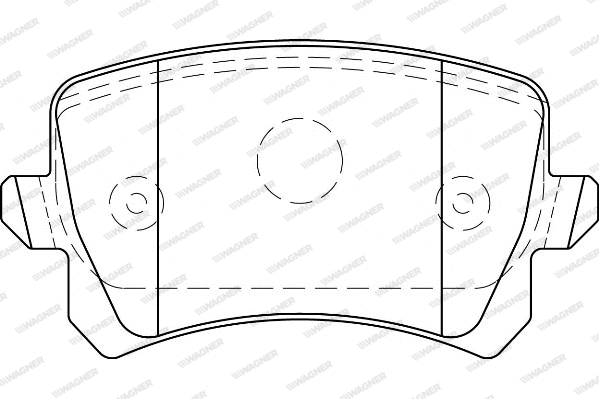 Brake Pad Set, disc brake (WBP24483A)