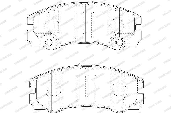 Brake Pad Set, disc brake (WBP23250A)