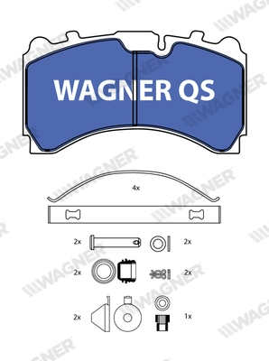 Brake Pad Set, disc brake (2924404950)