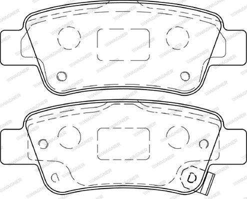 Brake Pad Set, disc brake (WBP24635A)