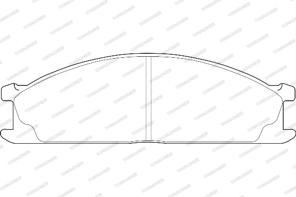 Brake Pad Set, disc brake (WBP21347A)