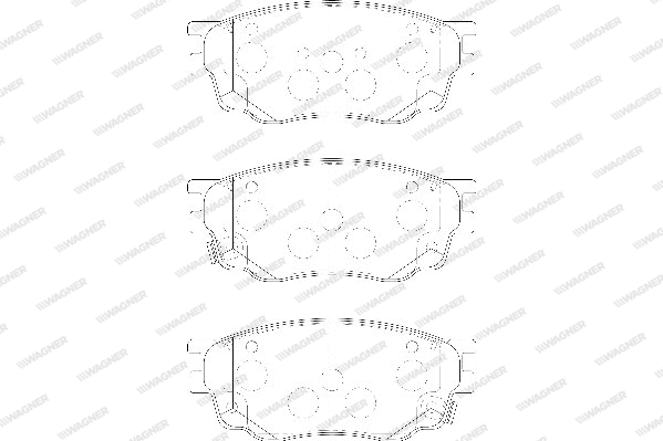 Brake Pad Set, disc brake (WBP24246A)
