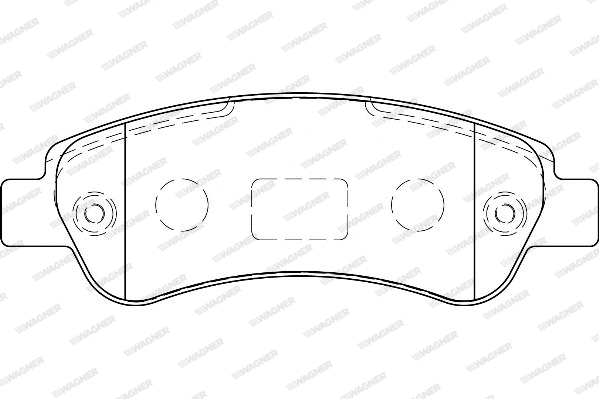 Brake Pad Set, disc brake (WBP24465A)