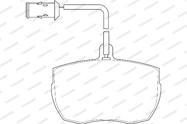 Brake Pad Set, disc brake (WBP21480A)
