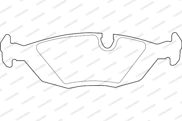 Brake Pad Set, disc brake (WBP21089B)