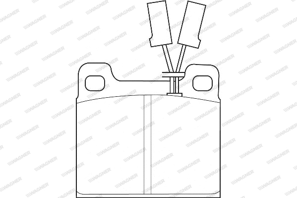 Brake Pad Set, disc brake (WBP20034B)