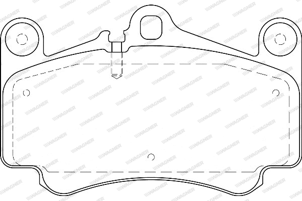 Brake Pad Set, disc brake (WBP23139A)