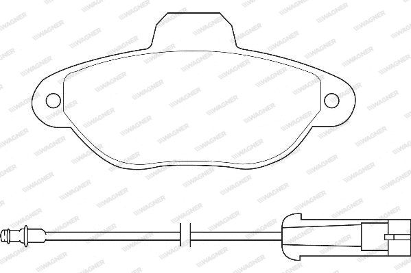 Brake Pad Set, disc brake (WBP21436A)