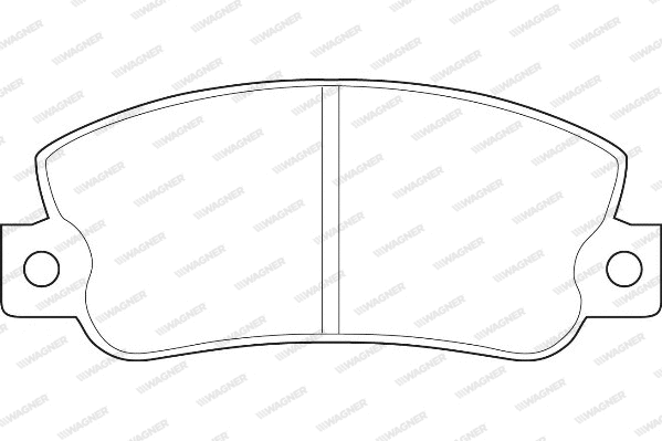 Brake Pad Set, disc brake (WBP20841A)