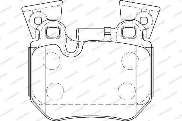 Brake Pad Set, disc brake (WBP24315A)