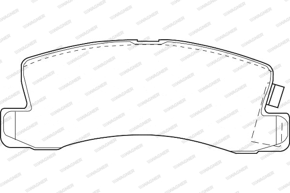 Brake Pad Set, disc brake (WBP21833A)