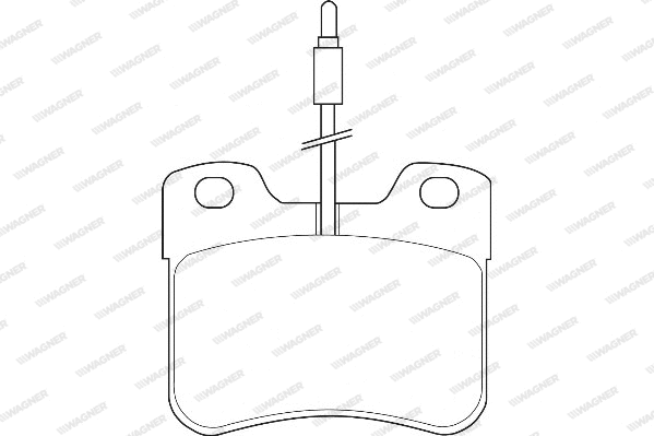 Brake Pad Set, disc brake (WBP21179A)