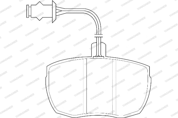 Brake Pad Set, disc brake (WBP21160A)