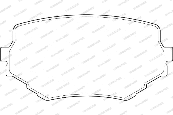 Brake Pad Set, disc brake (WBP23314A)