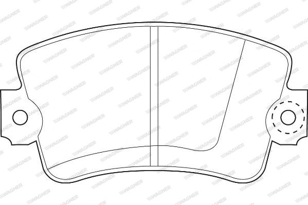 Brake Pad Set, disc brake (WBP20488A)
