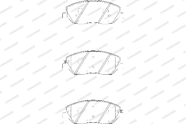 Brake Pad Set, disc brake (WBP24351A)