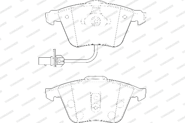 Brake Pad Set, disc brake (WBP23762B)