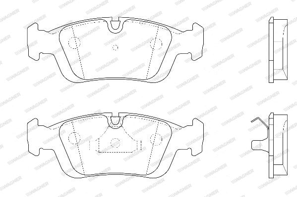 Brake Pad Set, disc brake (WBP21925A)