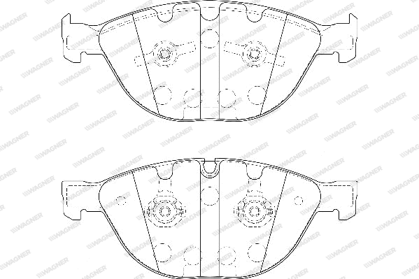 Brake Pad Set, disc brake (WBP23791A)