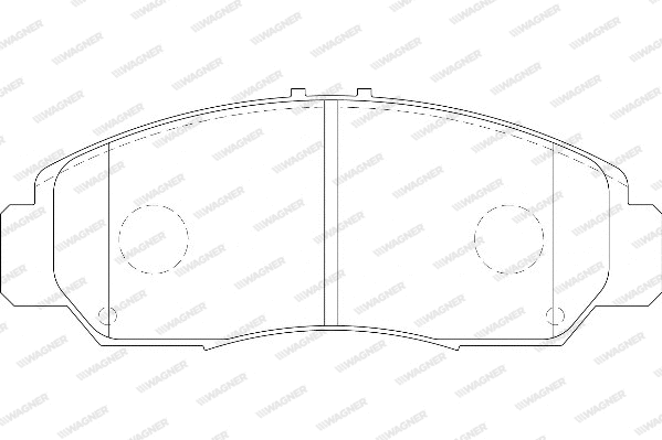 Brake Pad Set, disc brake (WBP23729A)