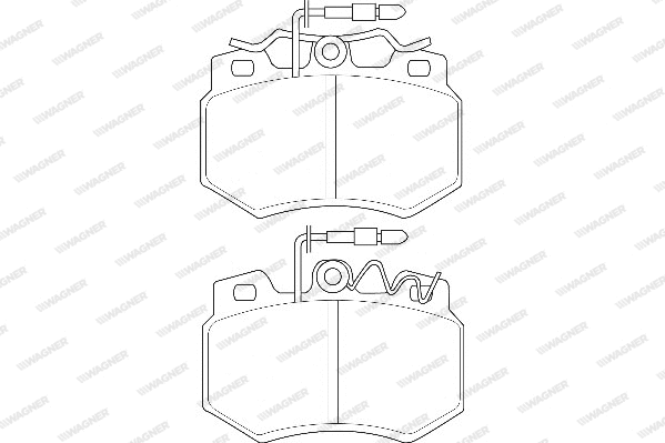 Brake Pad Set, disc brake (WBP20923A)