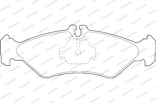 Brake Pad Set, disc brake (WBP21621A)