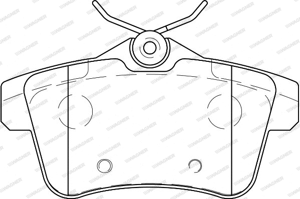 Brake Pad Set, disc brake (WBP24922A)