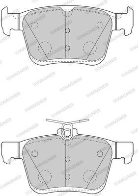 Brake Pad Set, disc brake (WBP25008A)