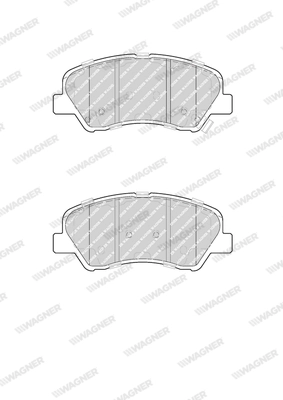 Brake Pad Set, disc brake (QC1593)