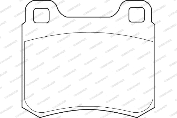 Brake Pad Set, disc brake (WBP20687A)