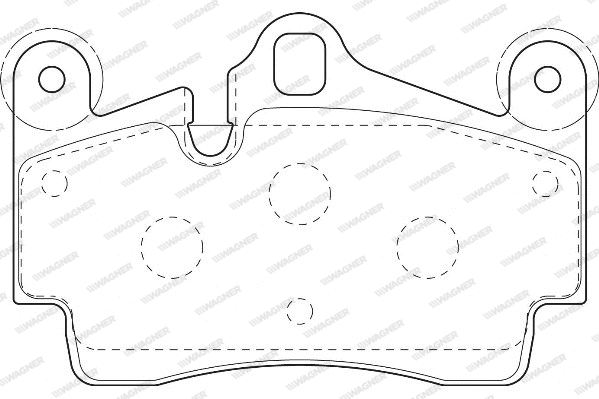Brake Pad Set, disc brake (WBP23694A)