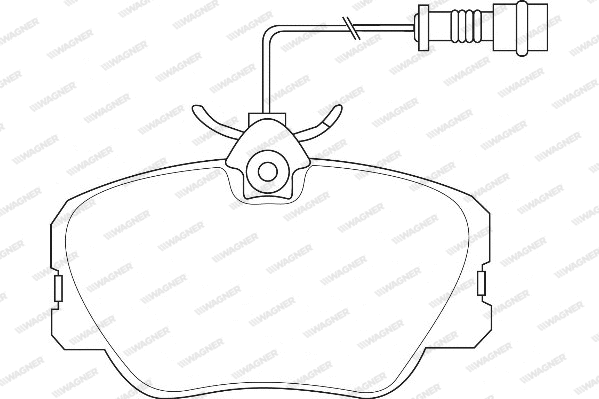 Brake Pad Set, disc brake (WBP20941A)