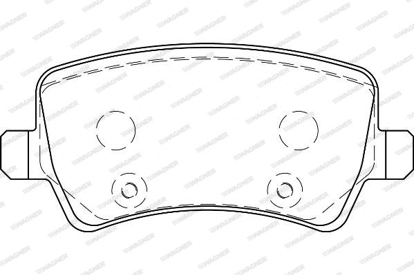 Brake Pad Set, disc brake (WBP24496A)