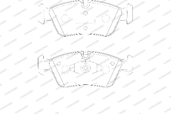 Brake Pad Set, disc brake (WBP23935A)