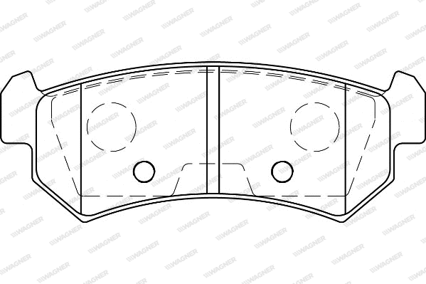 Brake Pad Set, disc brake (WBP24071A)