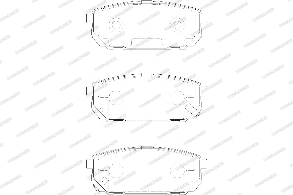 Brake Pad Set, disc brake (WBP24058A)