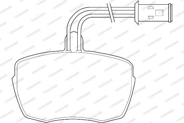Brake Pad Set, disc brake (WBP20653A)