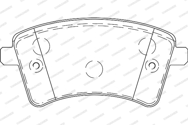 Brake Pad Set, disc brake (WBP24693B)
