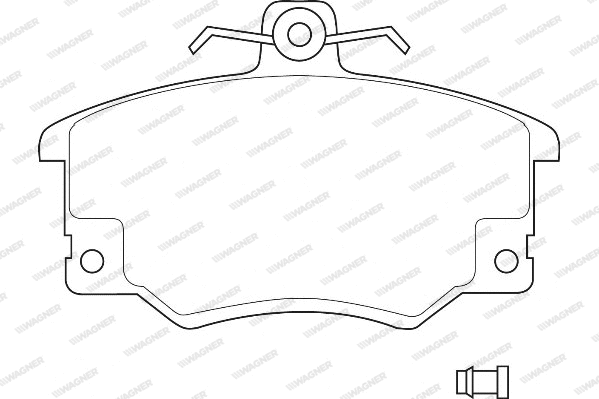 Brake Pad Set, disc brake (WBP20833A)