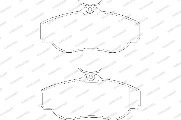 Brake Pad Set, disc brake (WBP23452A)