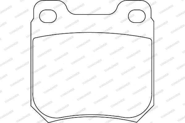 Brake Pad Set, disc brake (WBP21050A)