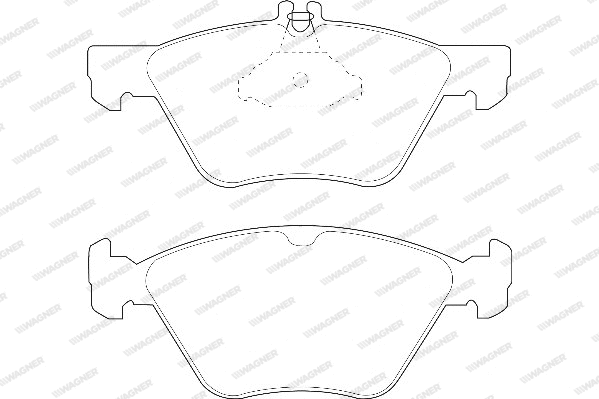 Brake Pad Set, disc brake (WBP21670A)