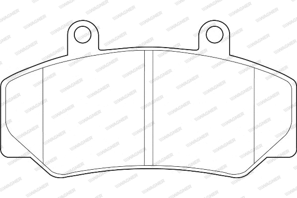 Brake Pad Set, disc brake (WBP21232A)