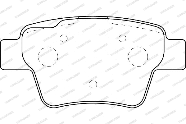 Brake Pad Set, disc brake (WBP24150A)