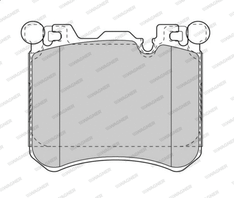 Brake Pad Set, disc brake (WBP24524A)