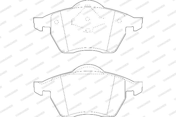 Brake Pad Set, disc brake (WBP21848A)