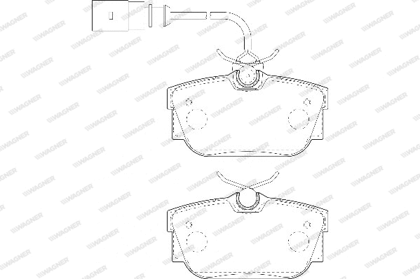 Brake Pad Set, disc brake (WBP23224A)
